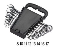 Outils à main Hiyes combinaison de haute qualité 24PC jeu de clés à cliquet clé Portable Surface chromée clé antirouille