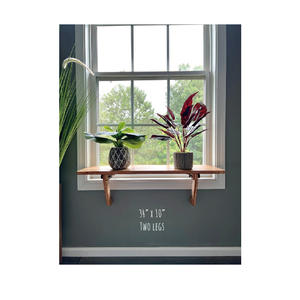 Étagère flottante en bois de style ferme, support de rangement, perchoir de fenêtre en bois - Product Image 2