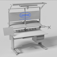 LEENOL — table de travail ESD, établi de laboratoire électrique pour montage smartphones, antistatique