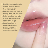 Private Label Rose Clair Lèvres Soin Fleur Magique Rouge À Lèvres Longue Durée Teinte Baume À Lèvres Hydratant Couleur Changeante Rouge À Lèvres