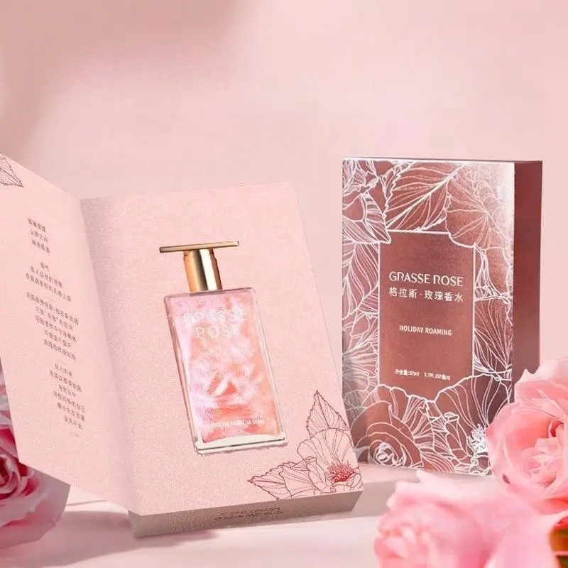 Großhandel Damen Parfüm Geschenk box Günstiger Preis Duft Rose Scent Body Spray Parfums für Frauen
