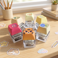 Fidget Spinner Keychain Custom Printing Sublimation UV Any Design for Promotional Wholesale Creative Gift Stress Release