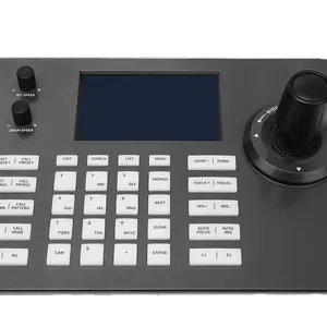 LCD Keyboard HD PTZ Camera Keyboard Controller Rs485 Support Protocol Ptz Camera Keyboard Controller