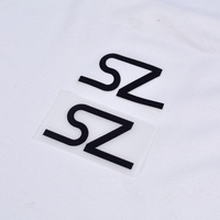 Étiquettes de taille pour col de t-shirt personnalisées, lavables, pour transfert DTF par presse à chaud