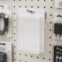 Boîte d'emballage en blister en PVC PET transparent sur mesure pour la vente au détail de petits appareils électroniques, boîte blister pliée, fabricant sur mesure