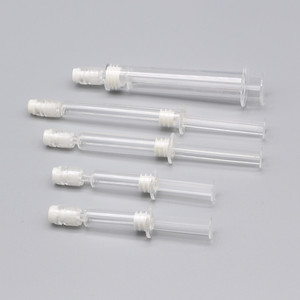 Toptan 1ml 3ml 5ml 10ml şeffaf plastik yağ kozmetik ambalaj için Luer kilidi ile önceden doldurulmuş şırınga - Product Image 1