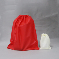 Sac de rangement pour chaussures en tissu non tissé personnalisé, réutilisable, écologique, recyclable, avec fermeture à cordon