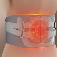 COSMO Dual-Kompressions-Fitness-Bauchmassagegerät mit Graphen-Heizung, Vibrationsfunktion, elastischer Taillenstütze und USB-Massagegürtel