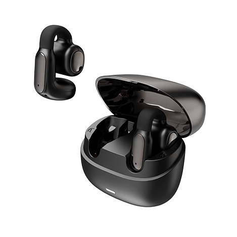 LAXUN Wholesale Open Ear Clip Wireless Headphones  5.0 ENC Noise Cancelling Sport Earbuds