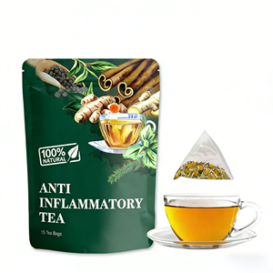 Anti Inflammatory Tea Natural Blend <b>Turmeric</b> Ginger Peppermint Cinnamon <b>Black</b> Pepper 15 Tea Bags Herbal Wellness - Product Image 2