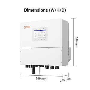 Inversor <span class=keywords><strong>Solar</strong></span> Híbrido Solis de 12kw 15kw 20kw Trifásico de Alto Voltaje con Almacenamiento de Energía S6-EH3P(12-20)K-H, Sistema de Inversor <span class=keywords><strong>Solar</strong></span> Híbrido - Product Image 2