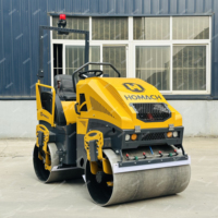 Compacteur à rouleaux de 1,5 tonne (1500 kg) et 2,5 tonnes (2500 kg) - Mini rouleau compresseur avec tambour durable pour un compactage efficace du sol