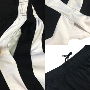 Kids Basketball Shorts Black Quick Dry Loose Fit Summer Training Pants For Boys 8-9 Years Old - Product Image 3