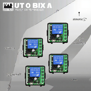 1 kênh 433MHz <span class=keywords><strong>RF</strong></span> không dây tiếp nhận chuyển đổi mô-đun 10A hiện tại 220V tự động hóa nhà hệ thống thông minh 10 năm bảo hành - Product Image 3