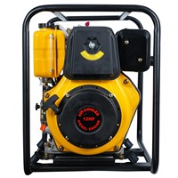 Pompe à eau diesel manuelle auto-amorçante en aluminium de haute qualité CHANGZHOU VISION 100 mm, démarrage électrique, 406 cm³, 31 HP