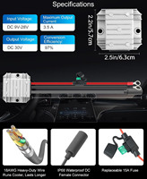 Convertisseur intelligent Starlink Mini DC 12V vers 30V 3.5A 105W avec prise femelle
