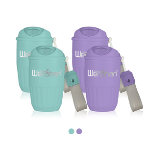 Taza de café de viaje al vacío de acero inoxidable portátil de 14oz con cuerda bonita aislada con interior de cerámica mantener caliente y <span class=keywords><strong>frío</strong></span> para uso <span class=keywords><strong>en</strong></span> la oficina - Product Image 6