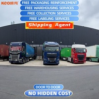 Agent de transit maritime DDP 20GP pour meubles, services logistiques de transport porte-à-porte FBA Chine LCL+Camionnage