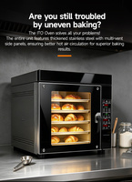 Four à pain électrique, four à convection avec 5/8 plateaux pour restaurant, boulangerie, hôtel