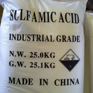Ácido sulfâmico do preço de fábrica 99,8%/pó ácido sulfâmico/99,5% ácido aminosulfônico categoria industrial para limpar