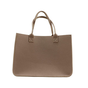 Bolso Tote de Fieltro para Mujer, Venta al Por Mayor de Fábrica, con Cierre Personalizado, Bolso de Mano Económico - Product Image 6