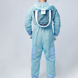 Combinaison de travail unisexe respirante et légère en polyester avec empiècements en maille, design à capuche, protection contre les aiguilles pour un confort optimal - Product Image 4