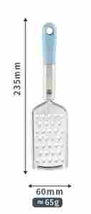 Edelstahl-Reibe mit Komfortgriff Multifunktionaler Käsereibe für Gemüse Obst Gewürze Küchenzubehör - Product Image 4