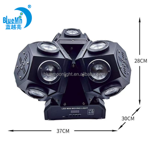 Luz láser de cabeza móvil 4 en 1 de tres bolas de alta calidad, 18 Uds., para centro comercial, Hotel, casa en vivo, luz de efecto de rendimiento de circo - Product Image 3