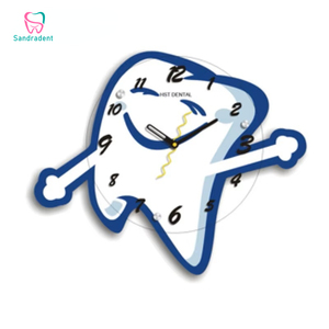 Hot Sale Cute Teeth Shape Plastic <b>Wall</b> <b>Clock</b> for Dental Clinic and Hospital Decorations Dental Craft Gifts - Product Image 3
