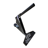 Poinçonneuse manuelle d'oeillet en fer de carte de PVC de trou de 10 mm pour l'habillement Diy presse à main en cuir outils manuels de boutonnière d'oeillet
