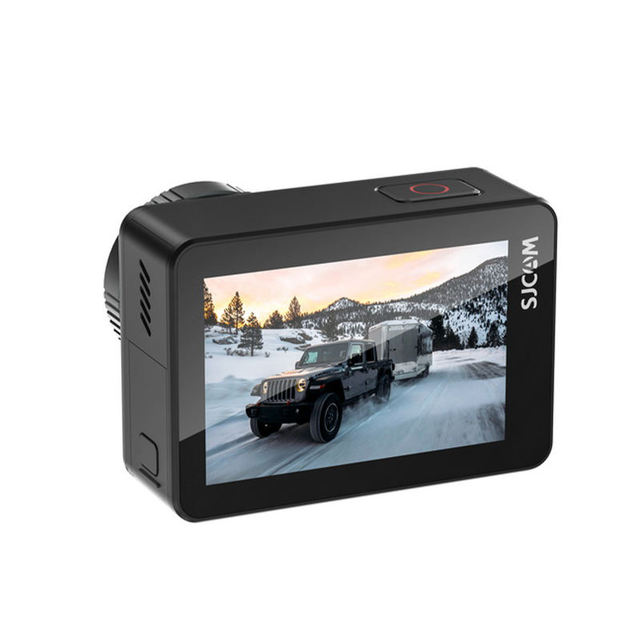 Mini Sports Action Camera SJ10 PRO Dual Screen Waterproof Anti-Shake Stabilizer Wide Angle 4K 60fps MP4 JPG