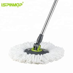 ไม้ถูพื้นแบบหมุนพร้อมด้ามจับแบบกดมือ ราคาถูก ใหม่ ใช้ซ้ำได้ ขายส่ง อะไหล่สำหรับไม้ถูพื้นแบบหมุน - Product Image 6