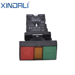 <span class=keywords><strong>LAY5</strong></span>-EW8365 nhựa đẩy nút đôi đầu 1 tuôn ra màu xanh lá cây 1 tuôn ra nút màu đỏ 12V/220V Điện áp tối đa 10A tối đa hiện tại 22mm gắn - Product Image 3