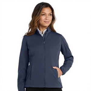 Chaqueta Softshell para Mujer, Ligera, Resistente al Viento y al Agua, con Cierre Completo, para Senderismo, Casual, Elástica - Product Image 1