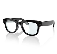 Lunettes Intelligentes IA à Reconnaissance Visuelle et Traduction en Temps Réel, Lunettes Portables à Commande Vocale pour Voyages et Travail