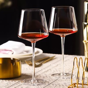 Lot de 4 verres à vin rouge en cristal à longue tige de 17 oz, grands gobelets à Bourgogne et Cabernet pour la maison et le bar - Product Image 5