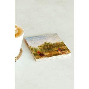 Posavasos de la Serie Vincent Van Gogh con Diseño de Piedra Individual - Product Image 2