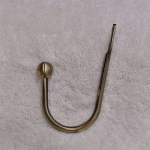 Ferramenta vendita diretta dalla fabbrica Design moderno piccolo gancio a testa <span class=keywords><strong>per</strong></span> tenda Tieback in lega di alluminio gancio da parete in metallo - Product Image 3