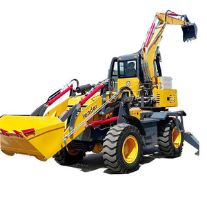 รถตักขนาดเล็กแบบขับเคลื่อนสี่ล้อ พร้อมหัวขุดดินแบบแบคโฮ - Product Image 1