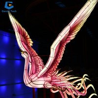 CCFL175 Thema Laterne Ausstellung Tierform Laterne realistische Vogel Laterne Festival für Park