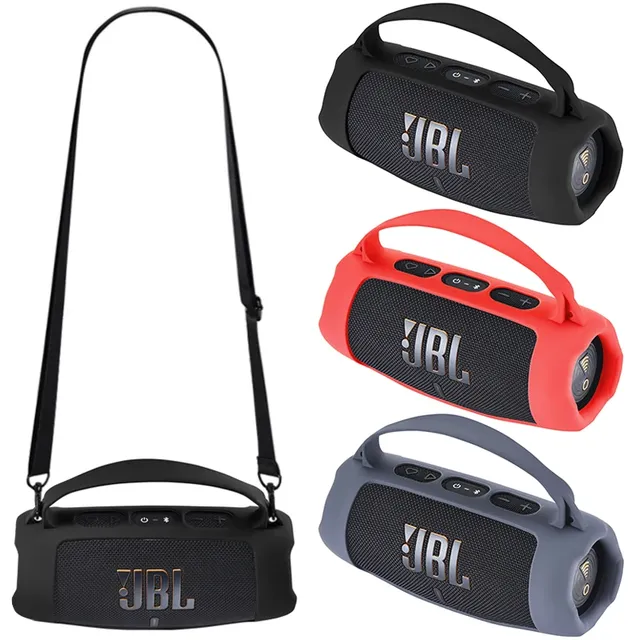 Silicone Cover Case for JBL Charge 5 Portable Bluetooth Speaker, Soft Skin Sleeve for JBL Charge5 Speaker Accessories