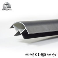 Profilés d'angle en aluminium à 90 degrés personnalisés pour les modifications de VR Coins arrondis d'armoire Petits coins et garnitures de salle de bain
