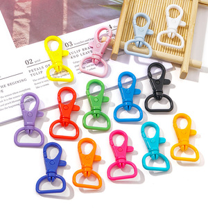 Hebillas de plástico coloridas para bolsos y accesorios, ganchos giratorios duraderos para llaveros - Product Image 3
