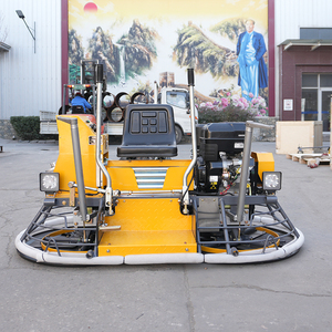 Frattazzatrice Elettrica per <span class=keywords><strong>Auto</strong></span> da 230 kg, Macchina Efficiente per Livellamento del Calcestruzzo, Doppio Disco Raschiante da 80 cm * 2 - Product Image 2