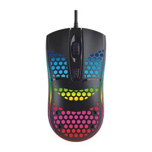 Ratón ergonómico para juegos con cable RGB negro SC169: Precisión y comodidad para uso competitivo en juegos - Product Image 2