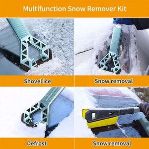 Anjuny Nouvelle pelle multifonctionnelle pour voiture, balayette dégivreuse, <span class=keywords><strong>grattoir</strong></span> à glace, brosse à neige, <span class=keywords><strong>grattoir</strong></span> à glace A-40L Guangdong 67x11.7x12.5cm - Product Image 5