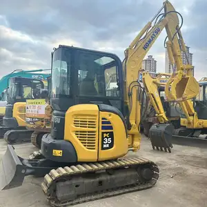 Gemaakt In Japan Gebruikte Backhoe Komatsu Pc35mr Graafmachine 3.5 Ton Mini Aarde Bewegende Machine Goedkope Prijs Gebruikt Komatsu Pc35mr