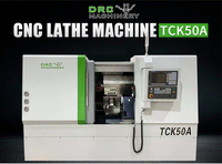 Tour-fraiseuse CNC à lit incliné 3 axes haute rigidité TCK50A-500, système Fanuc, tour horizontal pour métaux 220V FANUC
