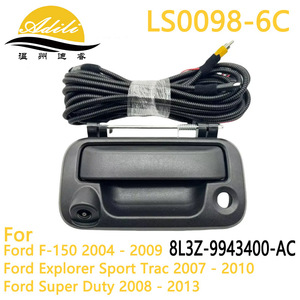 Adili Black Tailgate Handle with <b>Camera</b> and <b>Wiring</b> Harness (Plastic & Metal) LS0098-6C for for Truck New - Product Image 5