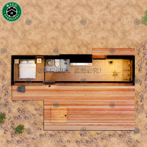 Casa contenedor desmontable personalizable, LCL rápido, fácil instalación, especificaciones opcionales, Casas prefabricadas - Product Image 4